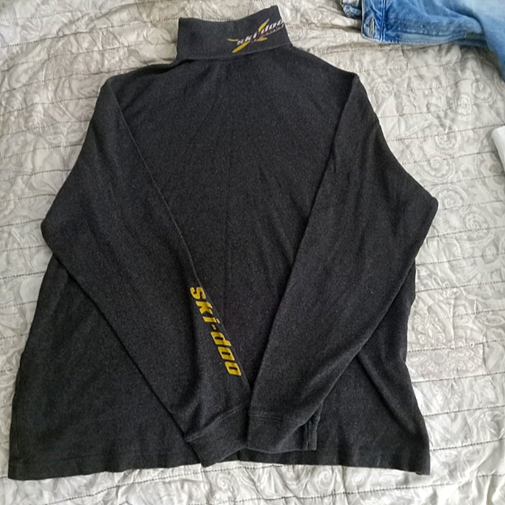 Mens Ski-doo turtle neck long sleeve shirt